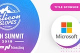 Microsoft Named As Title Sponsor Of Silicon Slopes Tech Summit 2019