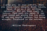 Shakespeares’ Othllo