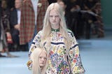 Gucci offered up show full of fantastical elements this season, from models holding their own…