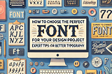 How to Choose the Perfect Font for Your Design Project