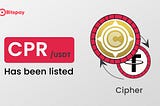 📣Bitspay Listed 
Cipher (CPR) Token on Bitspay