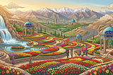 Sekuntum Bunga Tulip dari Iran