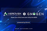 Aerovek x Gnogen Staking Announcement