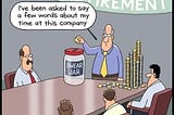 Unhappy employee retiring from a toxic worklace