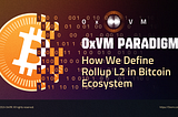 0xVM Paradigm: How We Define Rollup L2 in Bitcoin Ecosystem