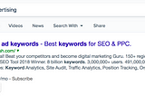 Keyword Advertising: A $100 billion dollar opportunity