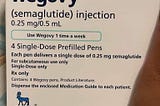 Wegovy 0.25 mg weightloss pen for sale Online Denmark| Semaglutide | Weight Loss — Treated UK —…