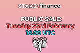 STAKD.finance Public sale