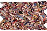 A “crazy quilt” of many colors with oddly shaped pieces. The original picture was donated to the public domain by the Metropolitan Museum of Art: https://commons.wikimedia.org/wiki/File:Quilt_Top,_Crazy_pattern_MET_DT202.jpg