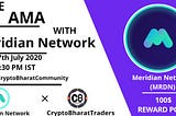 Meridian Network AMA Recap (27th July, 2020)