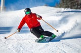 Skiing in Auli