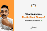 What is Amazon Elastic Block Storage?