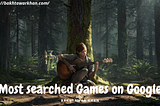 Article by Bakhtawar Khan about Most Searched Games on Google