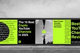 Crypto Youtube Channels Article Banner.