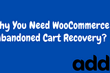 Why You Need WooCommerce Abandoned Cart Recovery Plugin