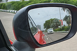 Objects in the mirror are closer than they appear!