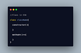 Javascript ES6 Class