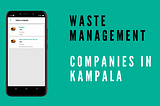 Waste Management companies in kampala