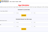 Age Calculator