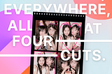 Photo booths in Korea — everything, everywhere, all at four cuts.