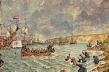 The Dutch invasion force landed in southwest England in 1688