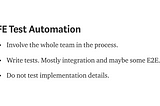 Frontend Test Automation