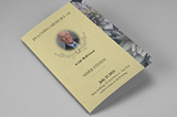 PROGRAM FOR FUNERAL TEMPLATE