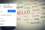 Play Google Word Coach in Different Languages