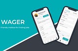 WAGER: UX Case study on Job Finding Apps.