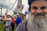 Joining the NoKings rally in Manassas, Virginia