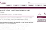 “They’re not banning Bitcoin” — our take on the FCA’s UK Crypto-Derivatives Ban