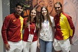 Princess Leonor cheered Rafael Nadal and Carlos Alcaraz during Paris Olympics Match