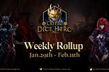 Weekly Roll-up: Jan 29-Feb 11