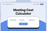 Real-Time Meeting Cost Timer
