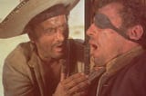 Eli Wallach and Antonio Casale in The Good, the Bad and the Ugly (1966), Public Domain, Wikimedia Commons