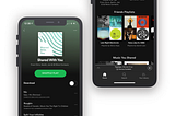 Image sourced from a Spotify Case Study showing a new Shared Playlist feature