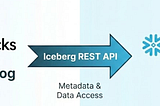 How Snowflake queries Databricks Unity Catalog using Iceberg REST