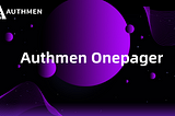 Authmen Onepager