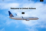 United Airlines UI Redesign Final Project Case Study