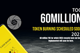 Announcement of TOC token burning in 2023