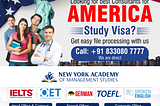 America | Study Visa| New York Academy of Management Studies