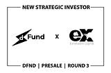 Exnetwork Capital joins DFND presale Round 3 with a six-digit investment