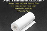 Customized Size Printing Rolls That Fit the Exact Requirements of Users