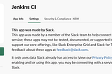 Jenkins — Slack Notifier