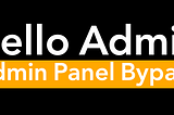 How We hacked (bypassed) Admin Panel just by Js file