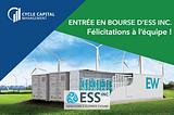 Entrée en bourse d’ESS Inc — Une histoire d’équipe couronnée de succès