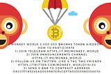 $MONKS 2,000,000 TOKENS AIRDROP