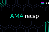 AMA RECAP