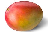A picture of a mango, which is the size of the big fibroid that was in my uterus.