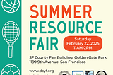 2025 San Francisco Summer Resource Fair Exhibitors: Athletics & Sports